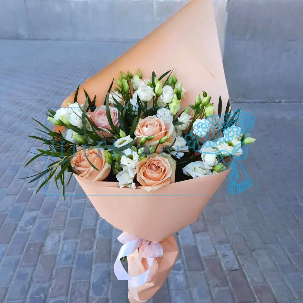 Букет роз Рассветная Симфония